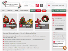 Tablet Screenshot of coroanefunerarebucuresti.com